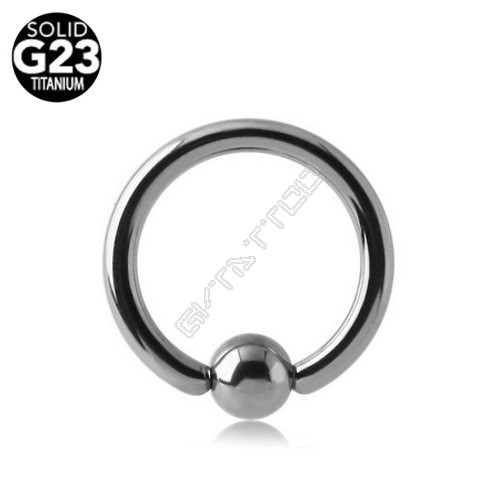 Básico Captive Titânio G23 Polido Piercing